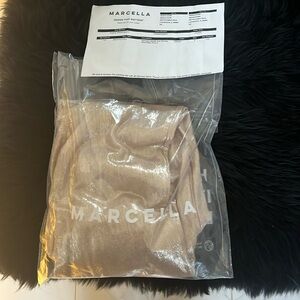 Brand new with tags, never worn, Marcella Manhattan metallic one shoulder gown.